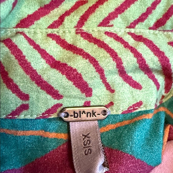 Women’s Orange Patterned Midi Dress - Picture 5 of 7